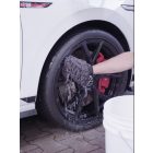 Chenille Wash Mitt Grey - Mosókesztyű