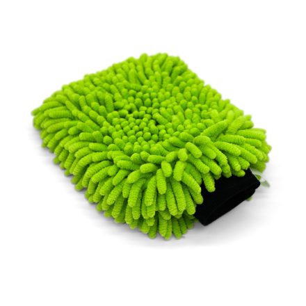 Chenille Wash Mitt Lime Green