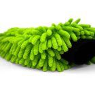 Chenille Wash Mitt Lime Green - Mosókesztyű