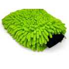 Chenille Wash Mitt Lime Green - Mosókesztyű