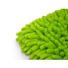 Chenille Wash Mitt Lime Green - Mosókesztyű